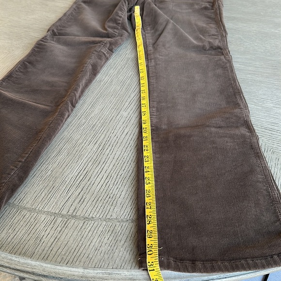 Polo by Ralph Lauren - High-Waisted, Flare-Leg, Chocolate-Brown Jeans - SZ 6 - Picture 9 of 15